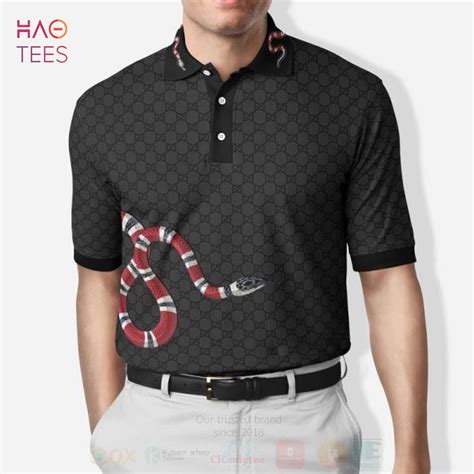 gucci snake golf shirt|Gucci Snake Polo Shirt .